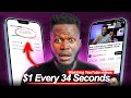 Earn 1 every 34 seconds watching youtubes on this secret website  make money online