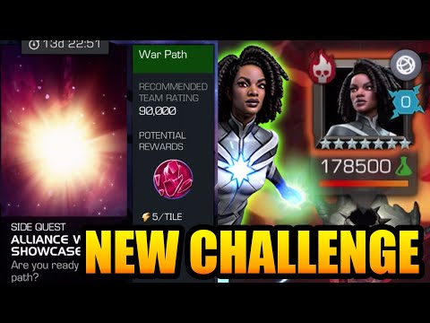 Alliance War Showcase - War Path Challenge Completion - Right Side - Marvel Contest of Champions