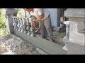 Installing a precast balustrade - How To Make a Concrete Railing For House