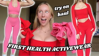 ACTIVEWEAR TRY ON HAUL ft. First Health