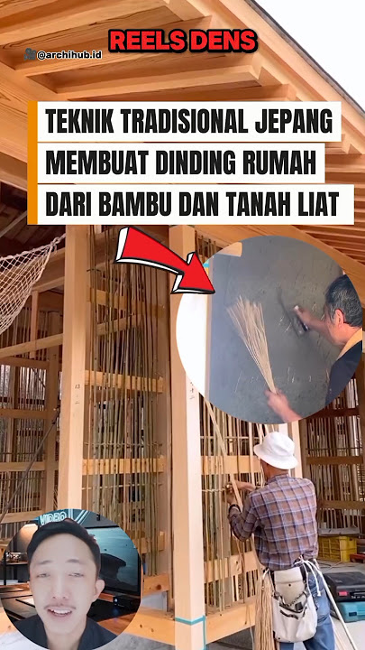 Teknik Rumah Bambu Jepaang ☝❗❗#shorts #videoshort #viralvideo