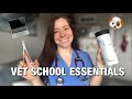 TOP 10 VET SCHOOL ESSENTIALS: you need these as a vet student!