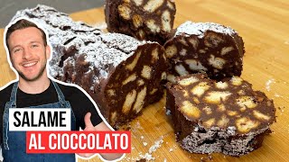 CHOCOLATE SALAMI (*without eggs) - In just 5 MINUTES!