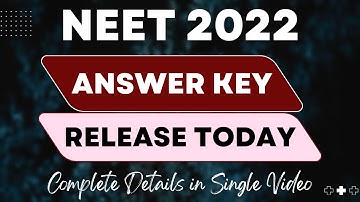 NEET 2022 Answer Key Release Today ?? || Result Date Expected Soon || Caring Doctor