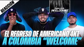 REACTING TO "WELCOME" BY EL AMERICANO 4KT WITH TONY MONTA || TRAPVLOG