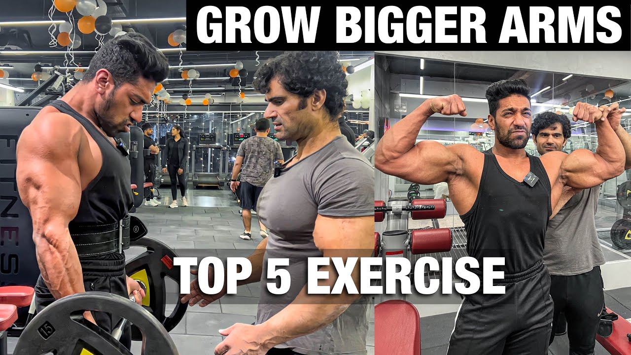 HOW TO GET BIGGER BICEPS | 5 Best Biceps & Triceps Exercise With Tips ...