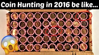 LOST FOOTAGE FROM MY FIRST PENNY HUNT FINALLY RELEASED! | COIN ROLL HUNTING PENNIES