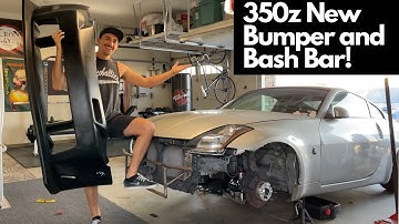 350z Drift Car Gets a KBD Bumper and DIY Bash Bar!