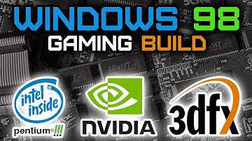 Windows 98 Gaming PC - GeForce256 & 3dfx Voodoo 2 1K SLI