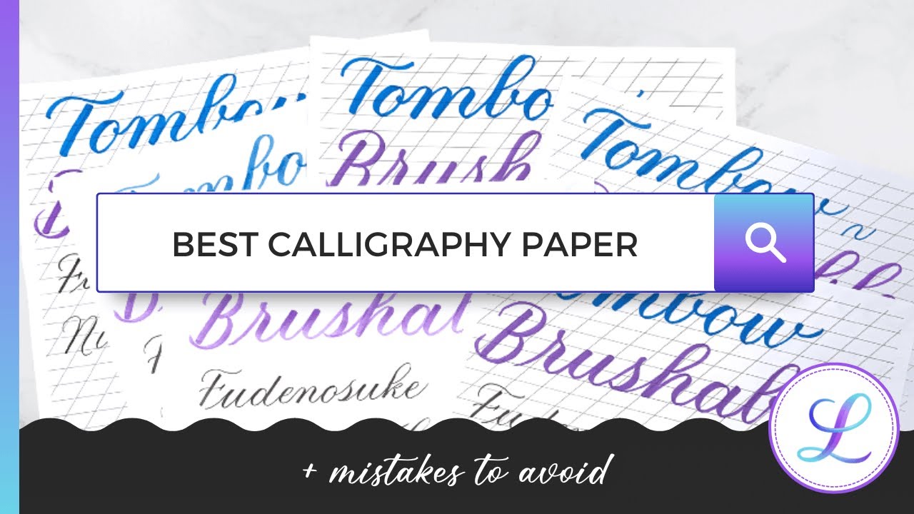 BEST CALLIGRAPHY PAPER (& Mistakes To Avoid) #calligraphyforbeginners  #calligraphy 