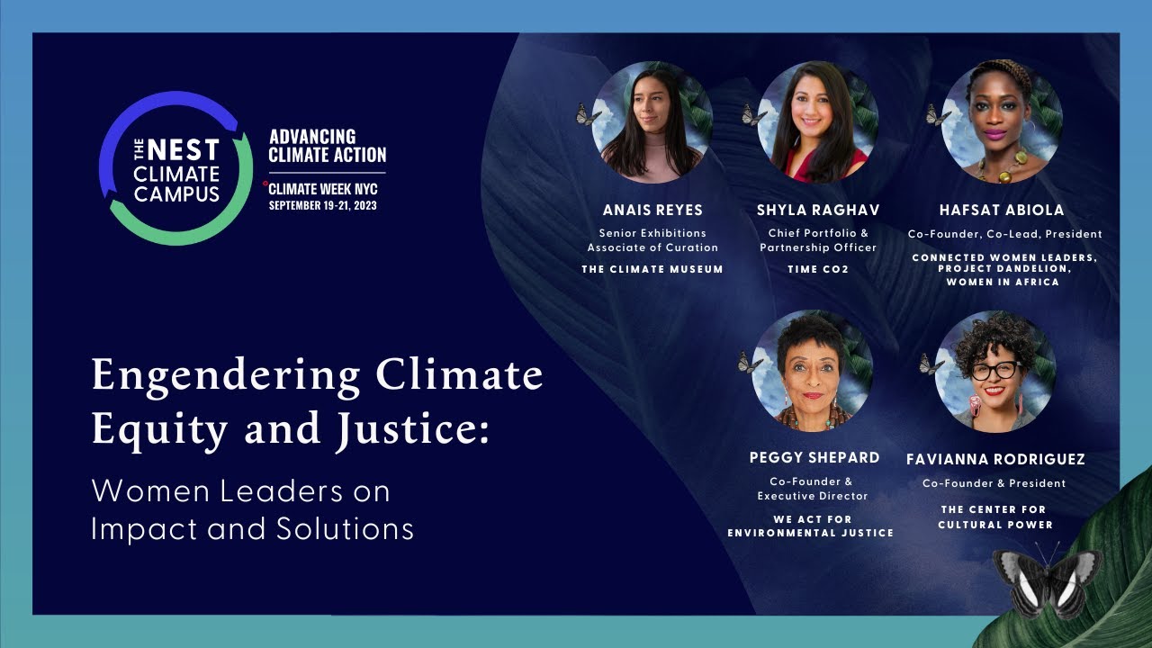 Engendering Climate Equity and Justice Women Leaders on Impact and ...