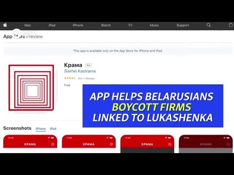 App Helps Belarusians Boycott Firms Linked To Lukashenka