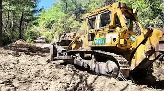 CAT D7G FOREST MONSTER FOREST MONSTER#grader #bulldozer #explore #howto #komatsu #dozer