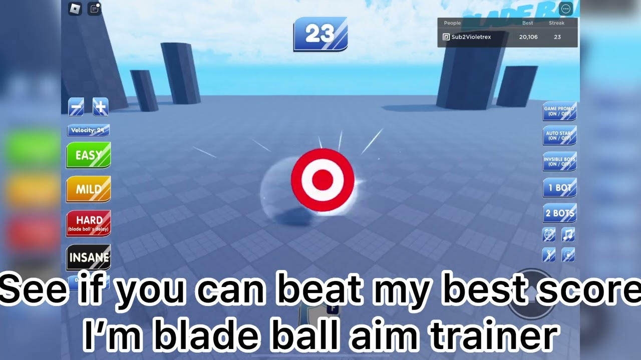 ⚡NEW] Blade Ball Aim Trainer - Roblox