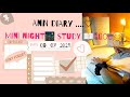 Mini Night🌃 study 📖vlog 😇💖💤 ......Are you a night owl 🦉like me ♡🤗