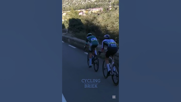 What a race from Mads Pedersen.
