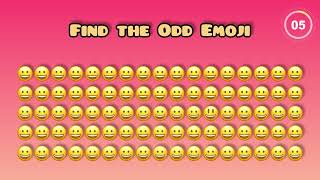Find the Odd Emoji #2 Medium Edition