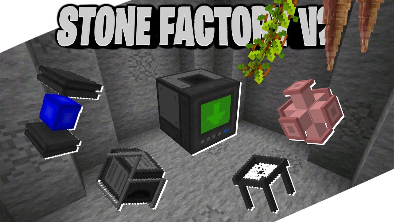 Stone Factory Java Edition A INCRÍVEL NOVA ATUALIZAÇÃO DO STONE FACTORY (V2) - YouTube