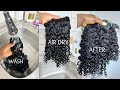 HOW TO PROPERLY WASH CURLY HAIR BUNDLES AT HOME LIKE A PRO | Omoni Got Curls