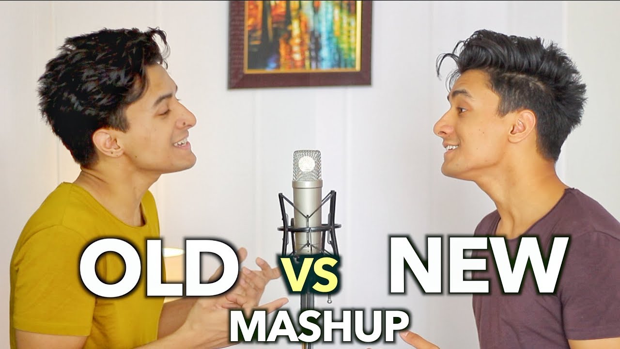 OLD vs NEW Bollywood Songs Mashup by Aksh Baghla