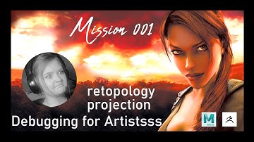 Creation of Lara Croft [LEGEND] - Debugging the Base Mesh for Retopology and Projection