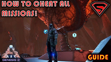 ARK GENESIS 2 HOW TO CHEAT ALL MISSIONS, ADD HEXAGONS AND ACTIVATE THE BOSS BATTLE