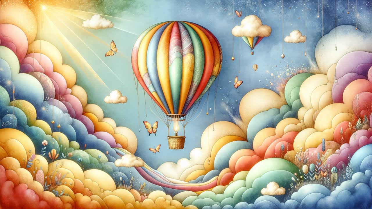 Kids Sleep Meditation HOT AIR BALLOON RIDE A Magical Children's Bedtime ...