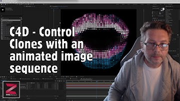 (English) C4D - Control Clones with an animated image sequence