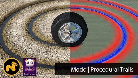 Procedural Trails in Modo