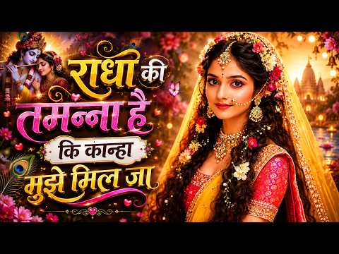 राधा की तमन्ना है कान्हा मुझे मिल जाए💕Latest Radha Krishna Devotional Song 2026 Radha Krishna Bhajan