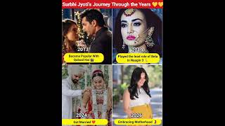 Surbhi Jyoti’s Journey Through the Years ❤️ #surbhijyoti
