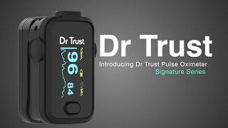 Dr Trust USA Fingertip Pulse Oximeter Signature Series 201 SpO2 check - HOW to USE and Features DEMO