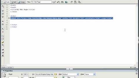 HTML Tutorial Embedding Video & Audio Files Training Lesson 14.3
