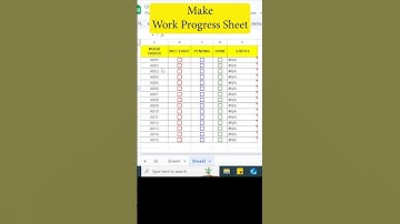 How to Create Progress Tracker in Excel  | xlookup #shorts #excel #exceltips #exceltutorial