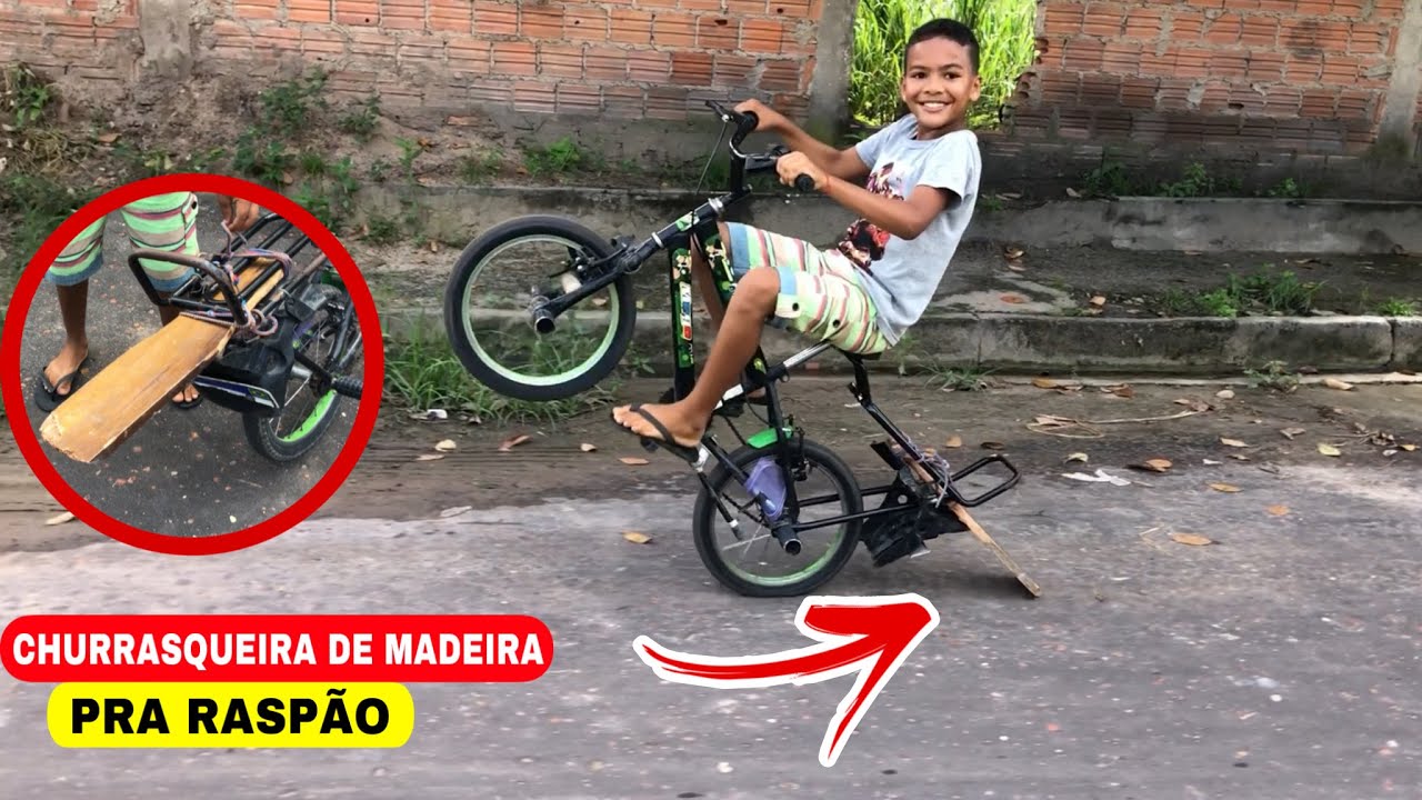 CHURRASQUEIRA GRAU BIKE BICICLETA RASPÃO