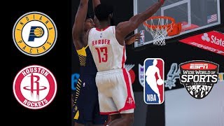 PACERS vs ROCKETS FULL GAME HIGHLIGHTS AUGUST 12, 2020 | NBA 2K20 Modded Gameplay