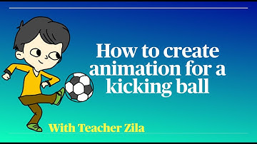 How to create animation for a kicking ball with keynote on iPad?