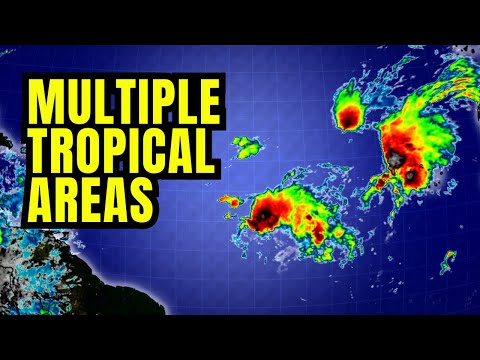 Multiple Tropical Areas in the Atlantic and Pacific...