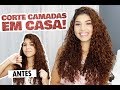 CORTE CAMADAS PARA CABELO CACHEADO EM CASA | Por Jessica Melo
