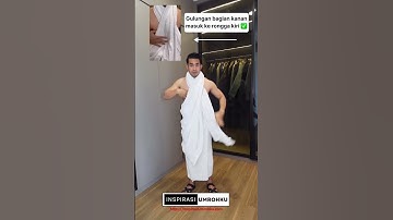 Cara pakai baju ihram laki laki #samiratravel #ihram #carapakaibajuihram #umroh #haji
