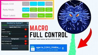Agario Macro & Zoom Xelahot Mod Menu Killer Duo | Destroying teams + No Lag