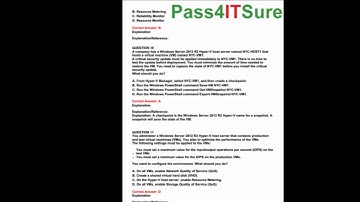 Real 74-409 Dumps Server Virtualization with Windows Server Hyper-V and System Center