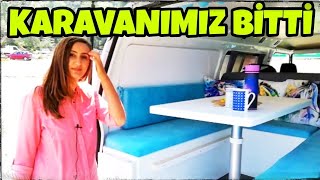 KARAVANIMIZ BİTTİ / HYUNDAİ H100 CAMPERVAN TANITIMI / Beyset Van Life Karavan Turu