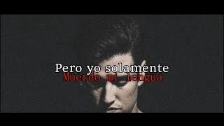 Bite My Tongue - Logan Henderson (Lyrics - Español e Ingles) chords