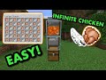 SIMPLE 1.17 AFK CHICKEN FARM TUTORIAL in Minecraft Bedrock (MCPE/Xbox/PS4/Switch/Windows10)