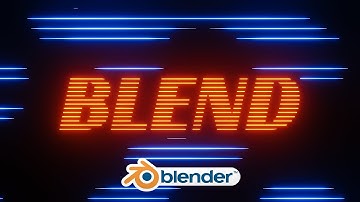 Blender - Cool Sci-fi Text Animation/Intro Animation in Eevee (Blender 2.8)