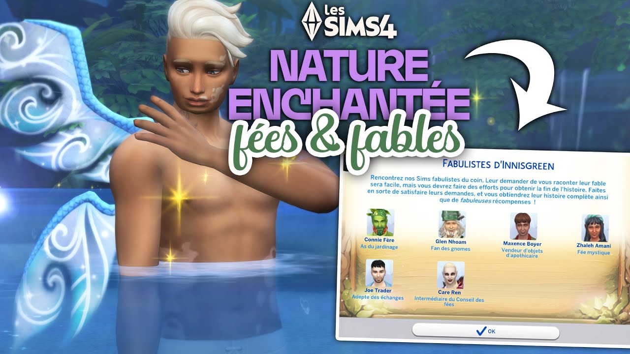 Pack d'Extension Les Sims 4 : Nature Enchantée | DEVENIR UNE FÉE + FABLES