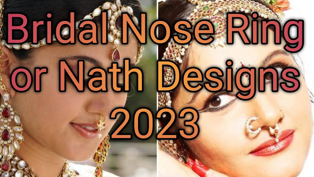 Latest DIY Bridal Nose Pin!!.. Nathiya Design Collection 2020 | Beautiful  Bridal Jewelry@HetalsArt - YouTube