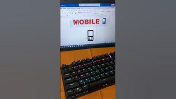 MOBILE 📱 MS Word Symbol Shortcut Key #shorts #asmr #computer #keyboard #mobile