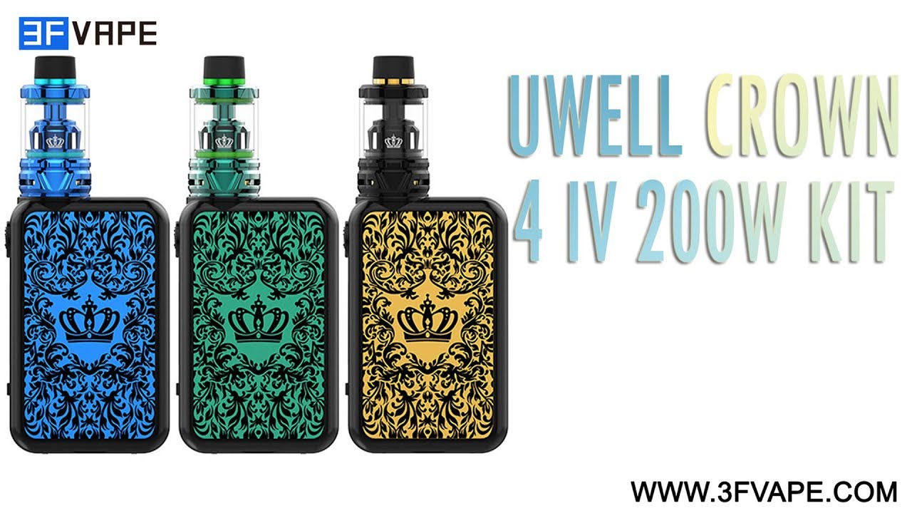 uwell crown 4 wieviel watt Uwell Crown Sub Ohm Tank Review main image 1